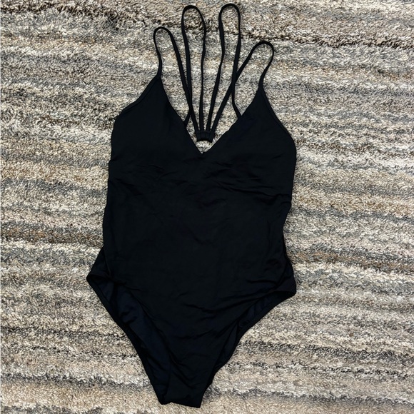 Seafolly Black One Piece Sz 14 NWOT | Seafolly Swimwear | Seafolly One Piece NEW - Picture 4 of 15